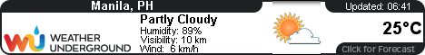 Click for Manila, Philippines Forecast
