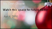 My Own Utopia