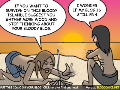 The Cast Away Blogger
